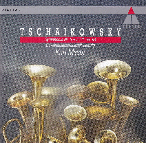 Pyotr Ilyich Tchaikovsky, Gewandhausorchester Leipzig, Kurt Masur : Symphonie Nr. 5 E-moll, Op. 64 (CD, Album)