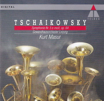 Pyotr Ilyich Tchaikovsky, Gewandhausorchester Leipzig, Kurt Masur : Symphonie Nr. 5 E-moll, Op. 64 (CD, Album)