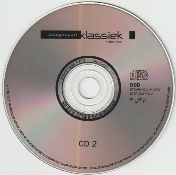 Various : Aangenaam... Klassiek - Editie 2007 (2xCD, Comp + DVD, Smplr)