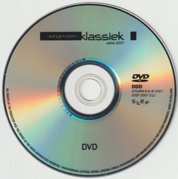 Various : Aangenaam... Klassiek - Editie 2007 (2xCD, Comp + DVD, Smplr)