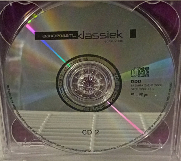 Various : Aangenaam... Klassiek Editie 2008 (2xCD, Album + DVD, Album)
