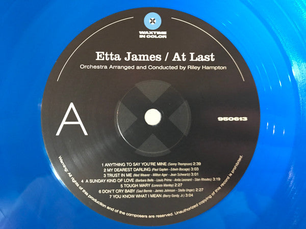 Etta James : At Last! (LP, Album, Ltd, RE, Blu)