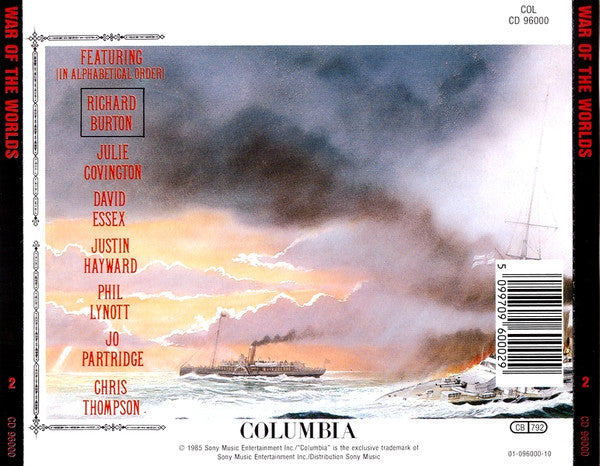 Jeff Wayne : Jeff Wayne's Musical Version Of The War Of The Worlds (2xCD, Album, RE, Fat)