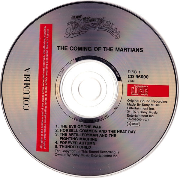 Jeff Wayne : Jeff Wayne's Musical Version Of The War Of The Worlds (2xCD, Album, RE, Fat)