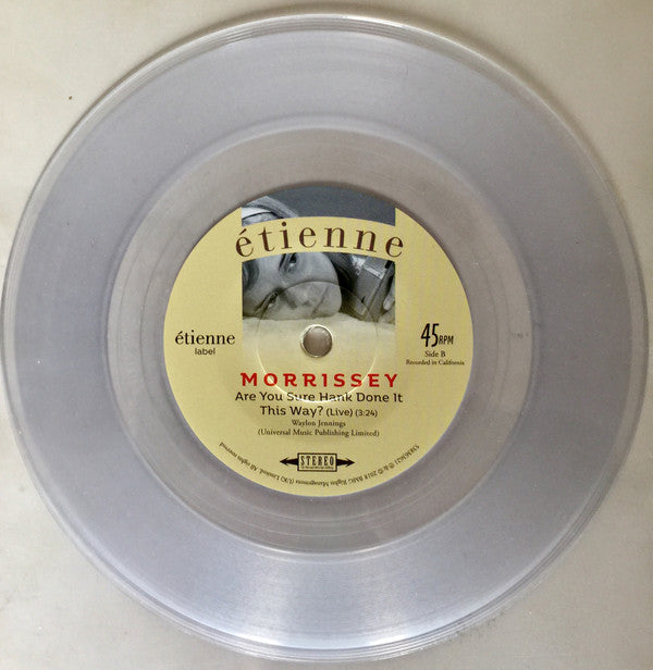 Morrissey : My Love, I'd Do Anything For You (7", Single, Cle)