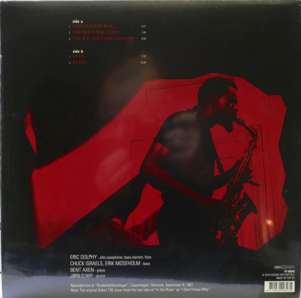 Eric Dolphy : In Europe (LP, Album, Ltd, RE, Red)