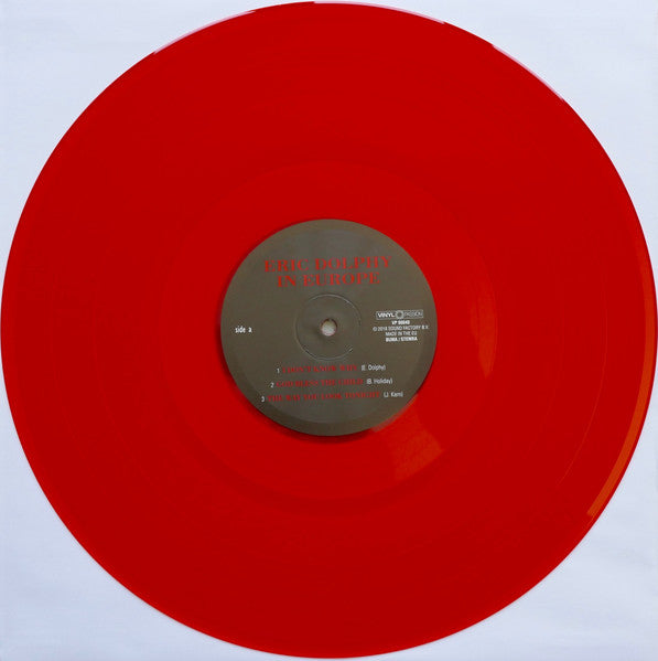 Eric Dolphy : In Europe (LP, Album, Ltd, RE, Red)