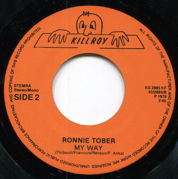 Ronnie Tober : Glory Glory Hallaluja (7", Single)