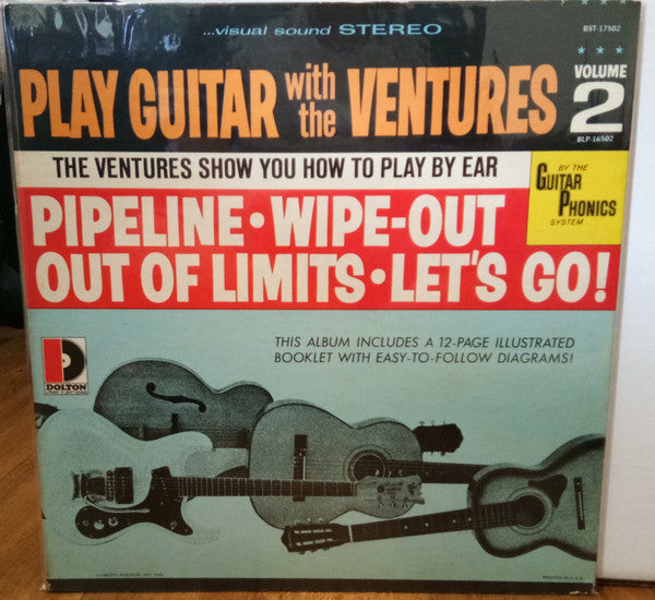 The Ventures : Play Guitar With The Ventures! Volume 2 (LP, Album)