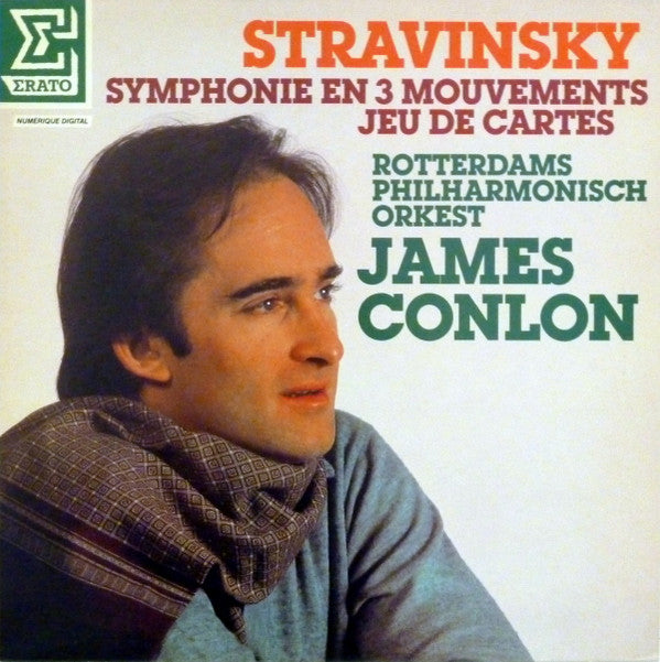 Igor Stravinsky, Rotterdams Philharmonisch Orkest, James Conlon : Symphonie En 3 Mouvements, Jeu De Cartes (LP, Album)