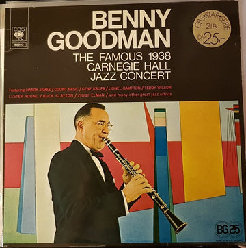 Benny Goodman : The Famous 1938 Carnegie Hall Jazz Concert  (2xLP, Gat)