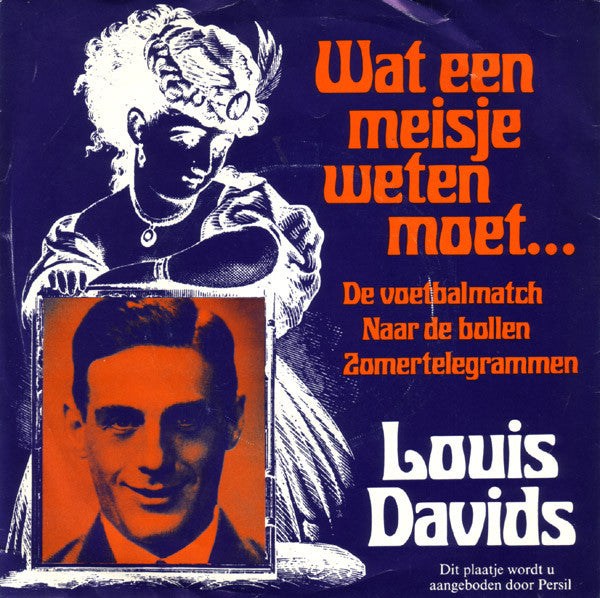 Louis Davids : Wat Een Meisje Weten Moet... (7", EP, Comp, 4-P)