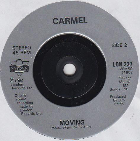 Carmel (2) : I Have Fallen In Love (Je Suis Tombé Amoureuse) (7", Single)