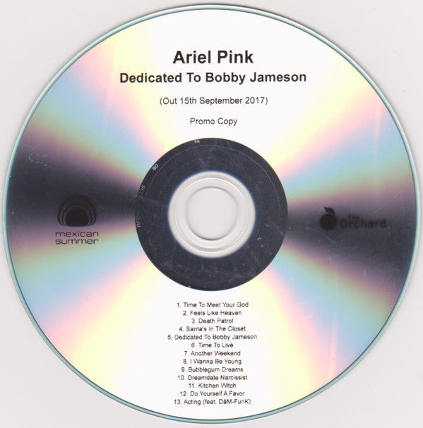 Ariel Pink : Dedicated To Bobby Jameson (CDr, Album, Promo)