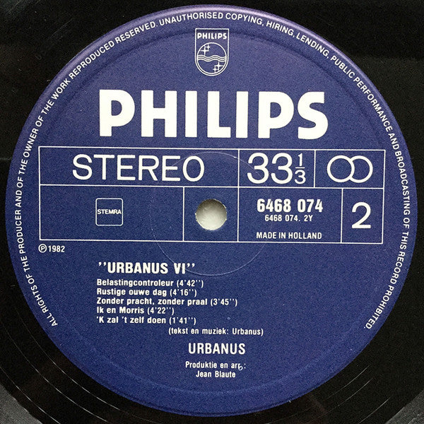 Urbanus : Urbanus VI (LP, Album, Gat)