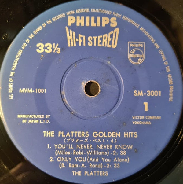 The Platters : Encore Of Golden Hits (7", EP)