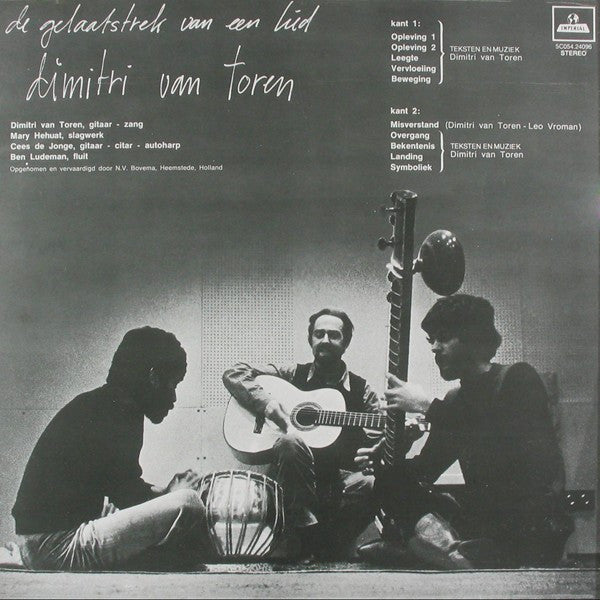 Dimitri Van Toren : De Gelaatstrek Van Een Lied (LP, Album)