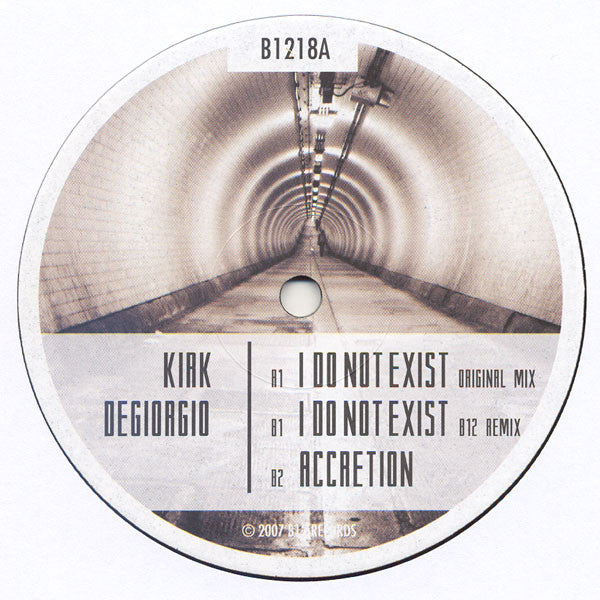 Kirk Degiorgio : I Do Not Exist (12", Ltd)