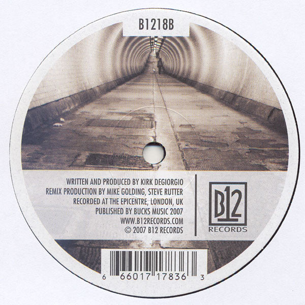 Kirk Degiorgio : I Do Not Exist (12", Ltd)