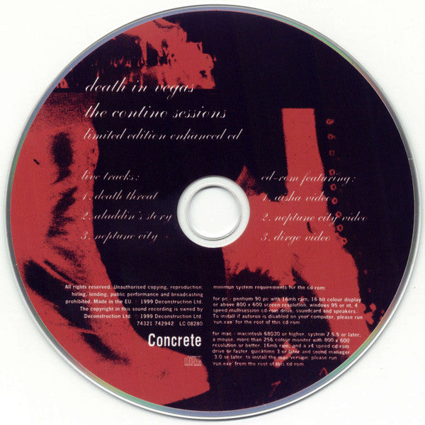 Death In Vegas : The Contino Sessions (CD, Album + CD, Enh + Ltd)