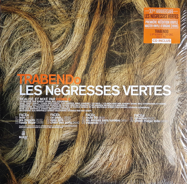 Les Negresses Vertes : Trabendo (2xLP, Album, RE + CD, Album, RE)