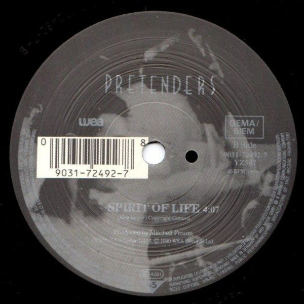 The Pretenders : Sense Of Purpose (7", Single)