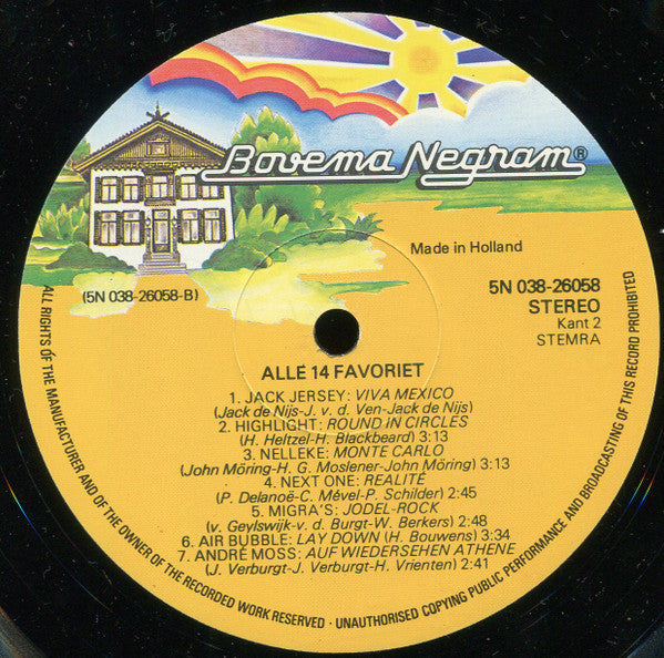 Various : Alle 14 Favoriet (LP, Comp)