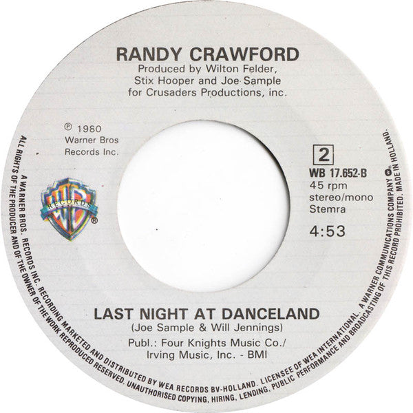 Randy Crawford : One Day I'll Fly Away (7", Single)