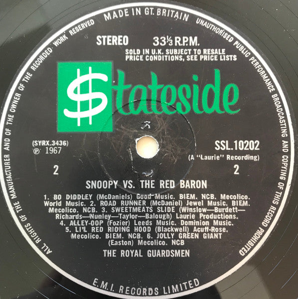 The Royal Guardsmen : Snoopy Vs. The Red Baron (LP, Album)