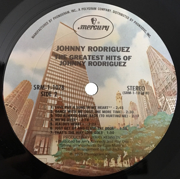 Johnny Rodriguez (4) : The Greatest Hits Of Johnny Rodriguez (LP, Comp)