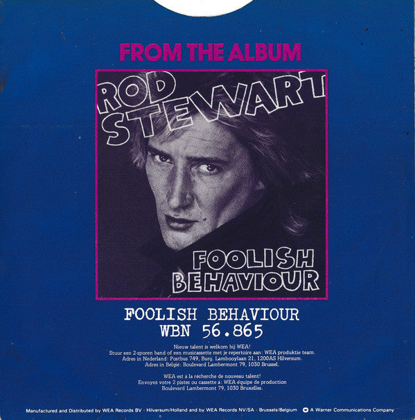 Rod Stewart : Passion (7", Single)