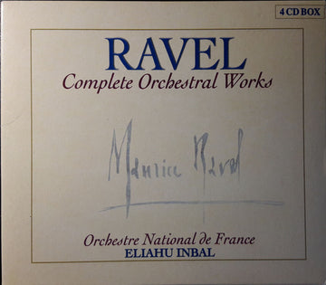 Maurice Ravel, Orchestre National De France, Eliahu Inbal : Complete Orchestral Works (4xCD, Album)