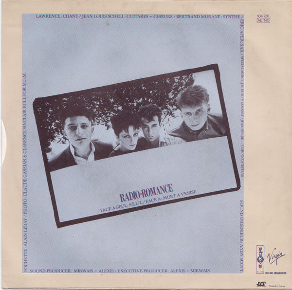 Radio Romance : Seul / Mort Á Venise (7")