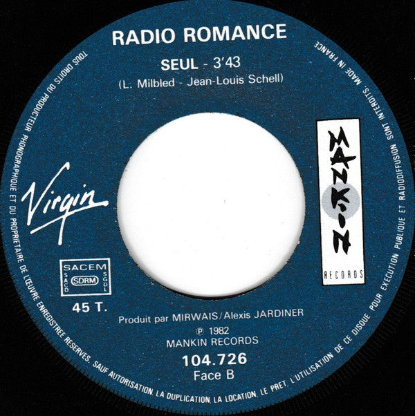 Radio Romance : Seul / Mort Á Venise (7")