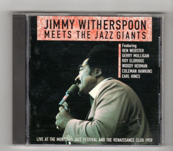 Jimmy Witherspoon : Jimmy Witherspoon Meets The Jazz Giants (CD, Album)