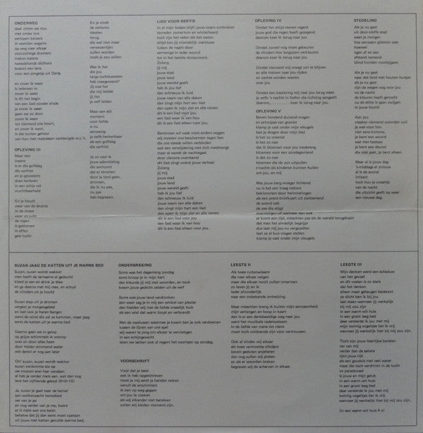 Dimitri Van Toren : Naar Een Onbekende Omhelzing (LP, Album)