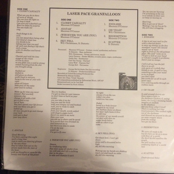 Laser Pace : Granfalloon (LP, Album, RE)