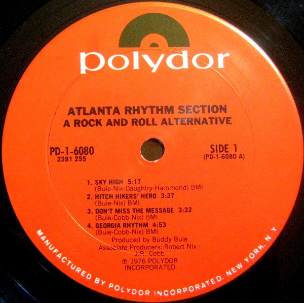 Atlanta Rhythm Section : A Rock And Roll Alternative (LP, Album, Pit)