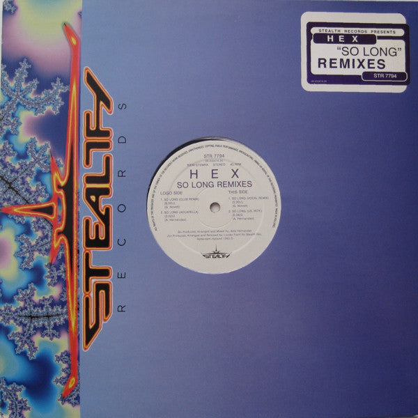 Hex (4) : So Long Remixes (12")