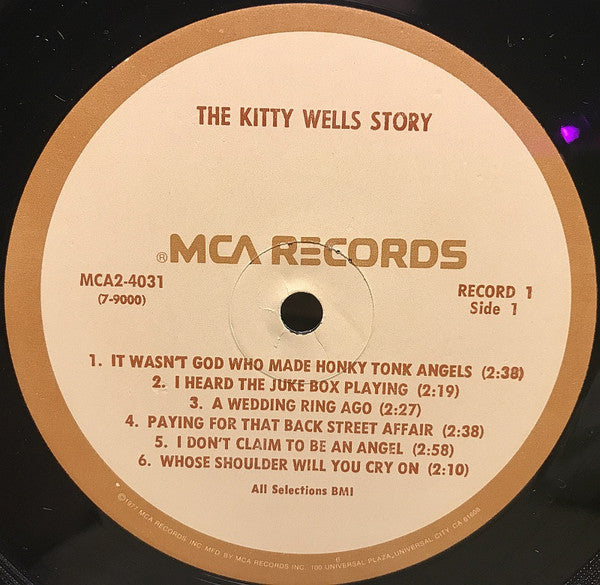 Kitty Wells : The Kitty Wells Story (2xLP, Comp, Pin)