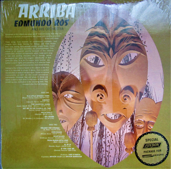 Edmundo Ros & His Orchestra : Arriba! (LP, Album, S/Edition, Gat)