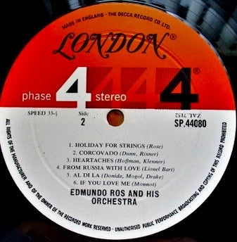 Edmundo Ros & His Orchestra : Arriba! (LP, Album, S/Edition, Gat)