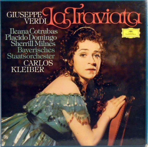 Giuseppe Verdi - Carlos Kleiber, Ileana Cotrubas, Placido Domingo, Sherrill Milnes, Bayerisches Staatsorchester : La Traviata (2xLP + Box)