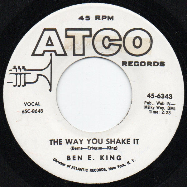 Ben E. King : The Record (Baby, I Love You) (7", Single, Promo)