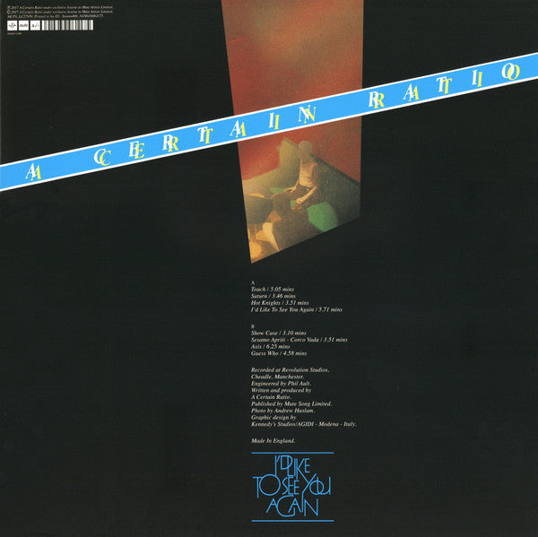 A Certain Ratio : I'd Like To See You Again (LP, Album, RE, Yel)