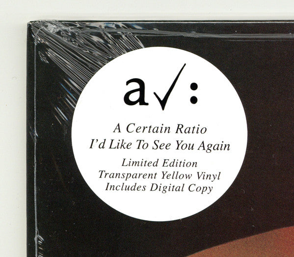 A Certain Ratio : I'd Like To See You Again (LP, Album, RE, Yel)
