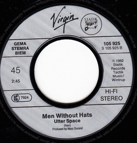 Men Without Hats : I Got The Message (7", Single)