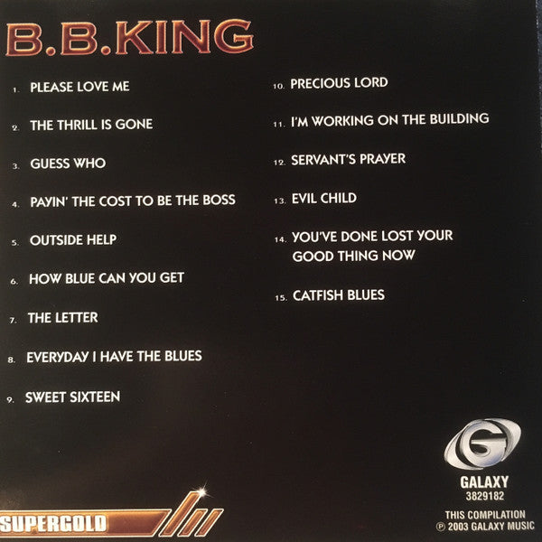 B.B. King : Supergold (CD, Comp)