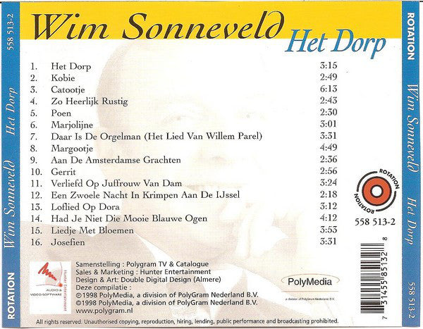 Wim Sonneveld : Het Dorp (CD, Comp)