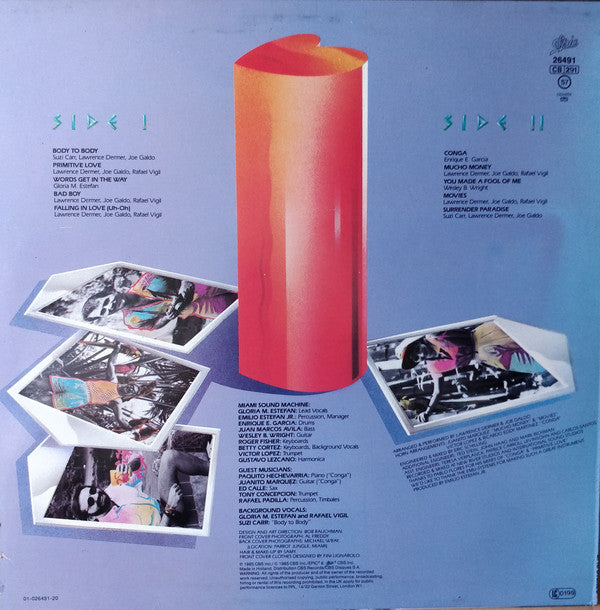 Miami Sound Machine : Primitive Love (LP, Album)